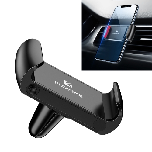 

FLOVEME Auto Car Air Outlet Vent Mount Phone Holder Stand for 4.5-6.5 inch Mobil-phone (Black)