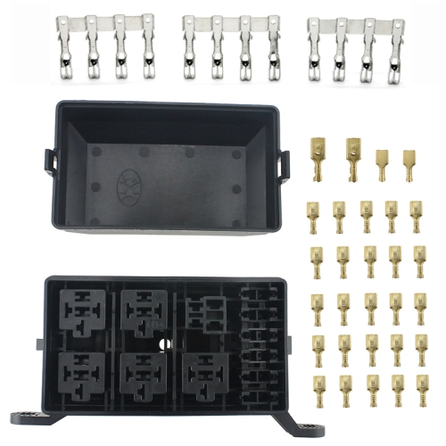 

F2758 Car Modification 6 Way Car Relays Box with Terminal Block
