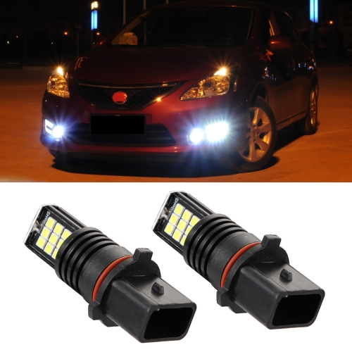 

2 PCS EV11 P13W DC9V-30V 5W 6000K 400LM Car LED Fog Light 24LEDs SMD-3030 Lamps