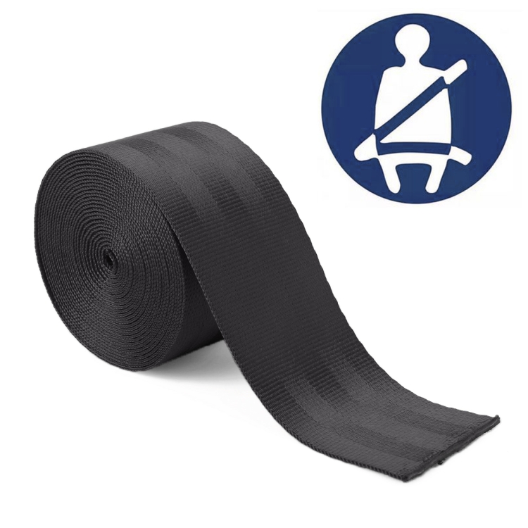 

Car Modified Polyester Seat Belt Harness Racing Safety Seat Belt, Length: 3.6m (Black)