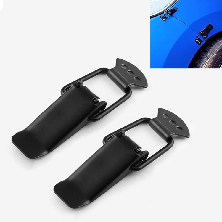 

EA059 2 PCS Car Modification Accessories Universal Iron Bumper Safety Fixed Buckle, Size: 90 x 34.6mm