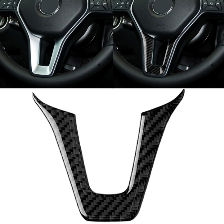 

Car Carbon Fiber Steering Wheel Decorative Sticker for Mercedes-Benz