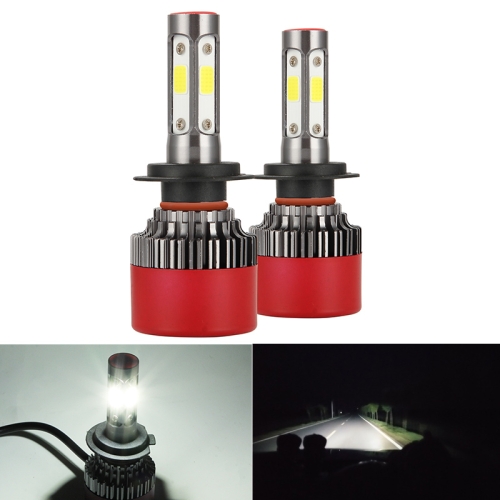 

2 PCS EV16 H7 DC8-48V / 24W / 2800LM / 6000K IP67 Car LED Headlight Lamps