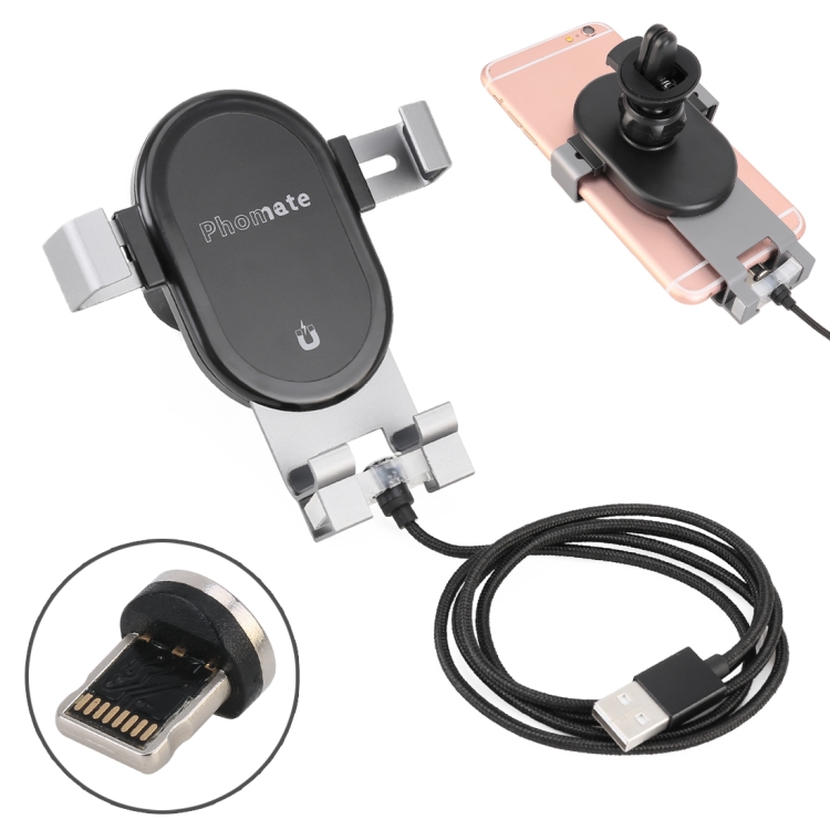 

8 Pin Port Universal Car Air Outlet Mobile Phone Charging Bracket