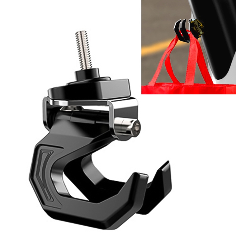 KIMISS Universal Stainless Steel Motorcycle Helmet Lock Hanging Hook with 2 Keys Set