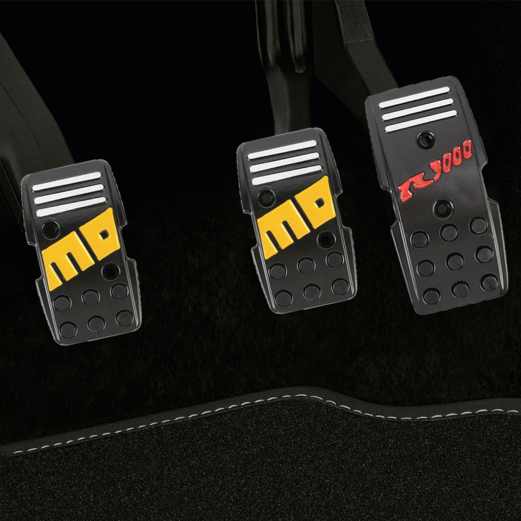 

3 PCS MOMO Universal Car Automatic Transmission Car Pedals Pads (Black)