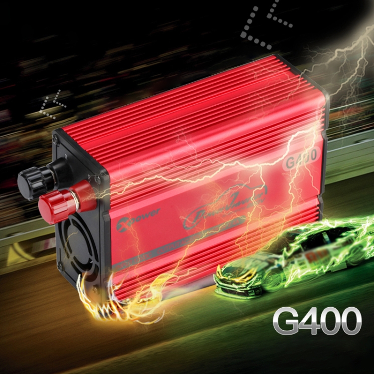 

XPower G400 400W DC 12V to AC 220V Car Power Inverter USB Charger Adapter