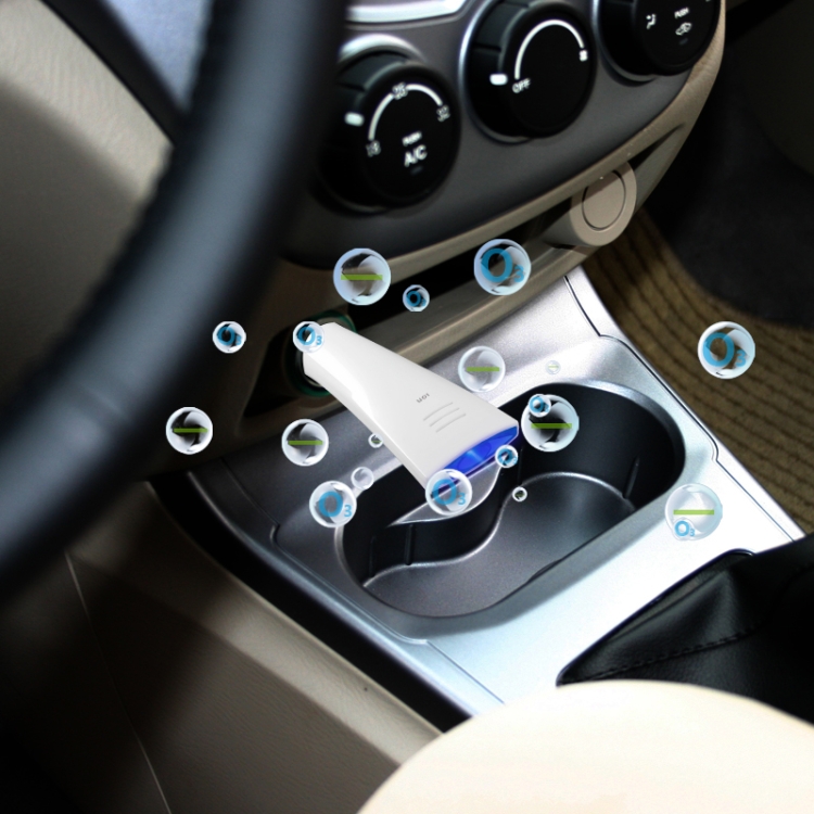 

XPower M2 Car Air Purifier Negative Ions Air Cleaner (White)