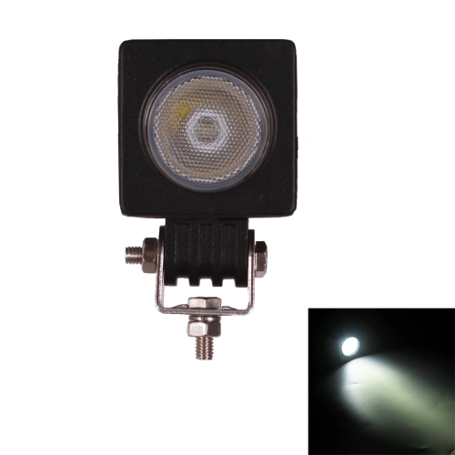 

DC 9-32V 10W 1000LM 6500K IP68 Waterproof Vehicle Car Boat Marine External Work Lights Emergency Lights 45 Degrees Adjustable Flood Light LED Car Bulbs with Single Intense CREE LED Light(White Light)