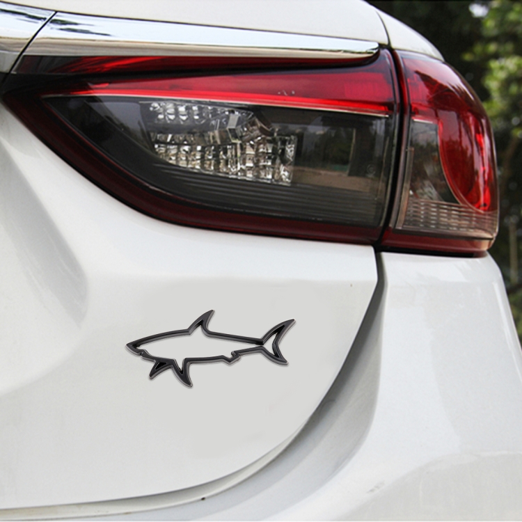 

Shark Shape Car Metal Body Decorative Sticker