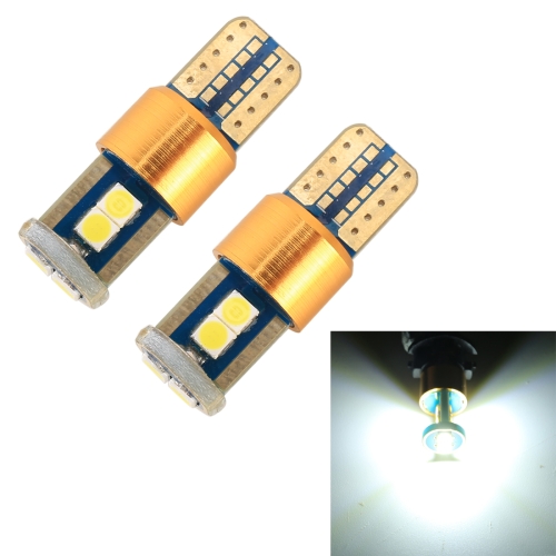 

2 PCS T10 / W5W / 168 / 194 DC12V / 1.6W / 6000K / 130LM 6LEDs SMD-3030 Car Clearance Light(White Light)