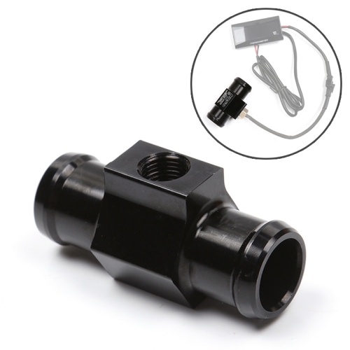 

Motorcycle Modification Parts Universal CNC Aluminum Water Temperature Gauge Sensor Joint Transfer Interface, Size: 22mm(Black)