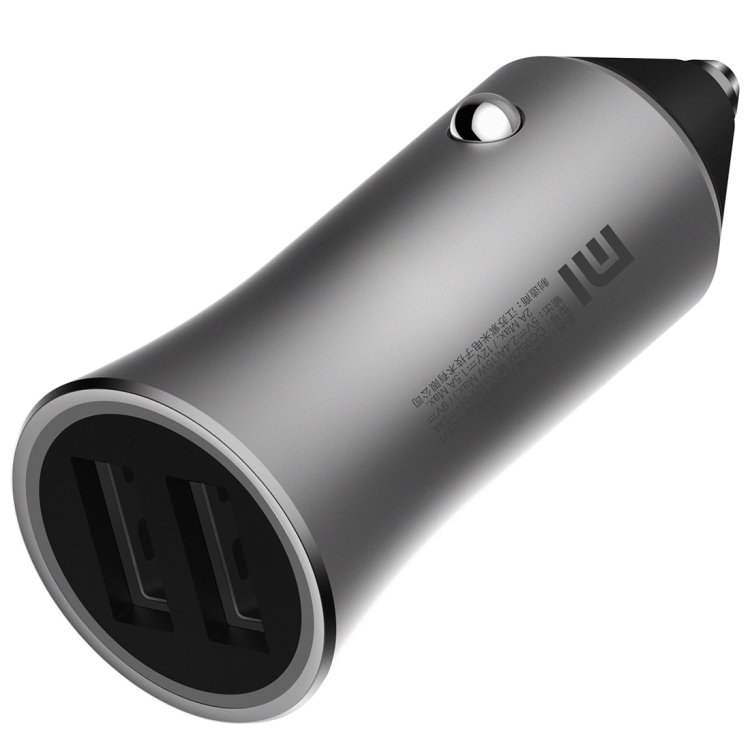 

Original Xiaomi Portable Smart Quick Car Charger 18W Dual USB Edition Fast Charger with LED Light