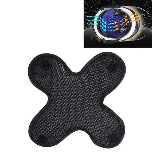 

Motorcycle Helmet 3D Honeycomb Mesh Mat Heat-proof Breathable Pad (Black)