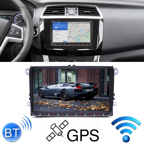 

9003 HD 9 inch Car Android 8.1 Radio Receiver MP5 Player for Volkswagen, Support FM & AM & Bluetooth & TF Card & GPS & WiFi with Decoding