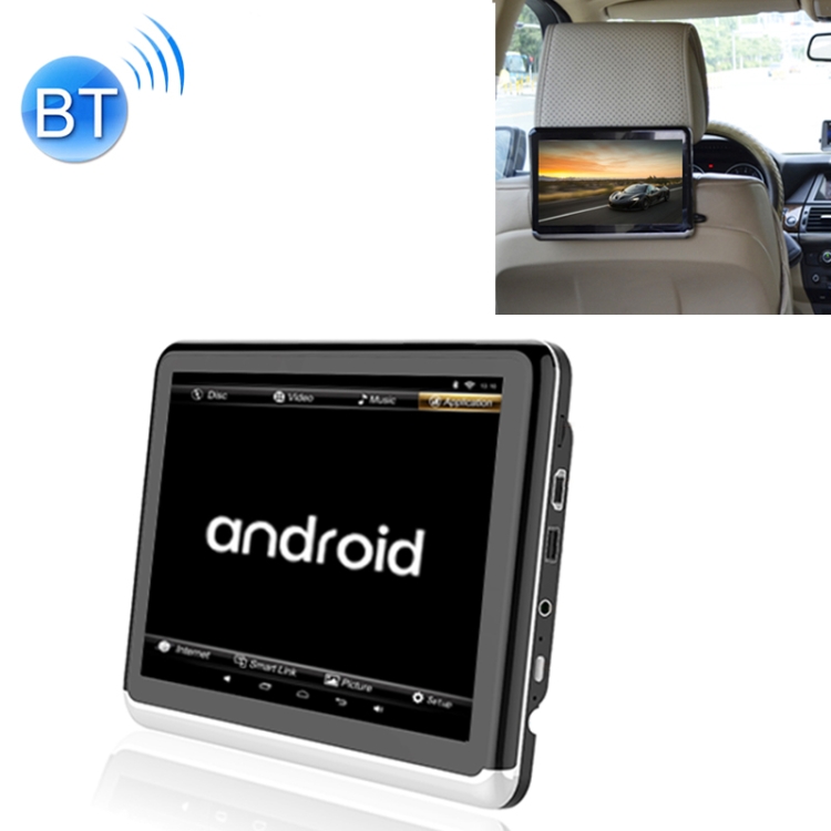 

A10 Universal Full HD 10.1 inch Android 6.0 Car Seat Back Radio Receiver MP5 Player, Support Mirror Link / WiFi / FM, without DVD Play with Battery