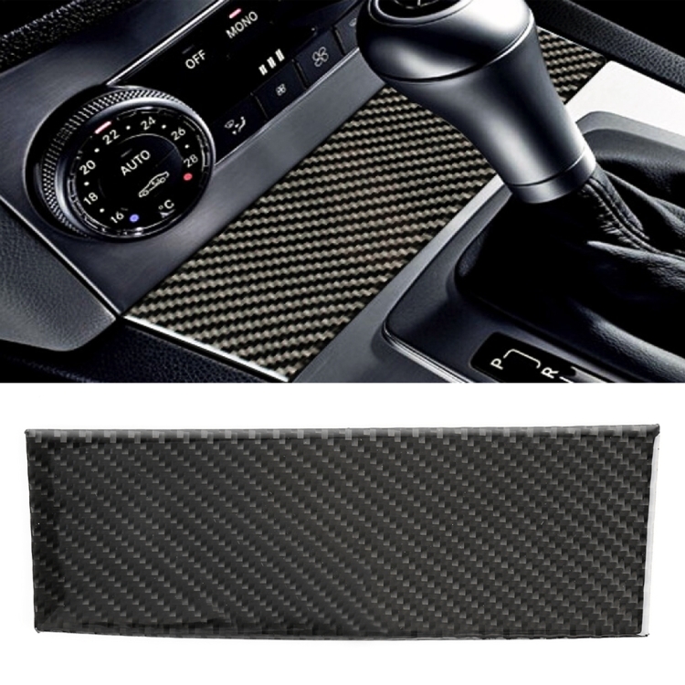 

2 PCS Car Ashtray Panel Carbon Fiber Decorative Sticker for Mercedes-Benz W204