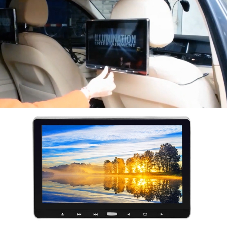

1116D Universal Full HD 11.6 inch Car Seat Back Radio Receiver MP5 Player, Support IR / FM / Phone Link / Wireless Games / DVD Player