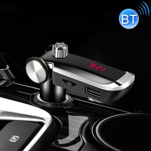 

ZTB-018 Dual USB Charging Bluetooth FM Transmitter MP3 Player Car Kit, Support Hands-Free Call & TF Card & U Disk