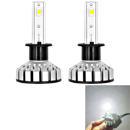 

2 PCS R8 H1 30W 3500LM 6000K IP65 Waterproof Car LED Headlight with 2 COB Lamps, DC 9-36V (White Light)