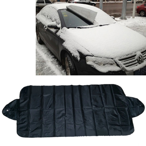 

Car Windshield Sun Shade Winter Car Snow Shield Cover Auto Front Windscreen / Rain / Frost / Sunshade, Size: 150 x 70cm, Random Color Delivery