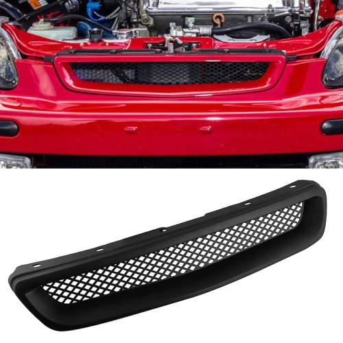

Car Front Racing Front Grille Grid ABS Insect Net for Honda Civic 1996-1998