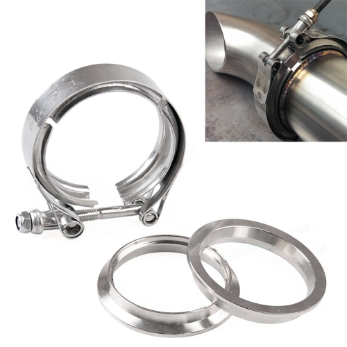 

3 inch Car Turbo Exhaust Downpipe V-Band Clamp Stainless Steel 304 Flange Clamp