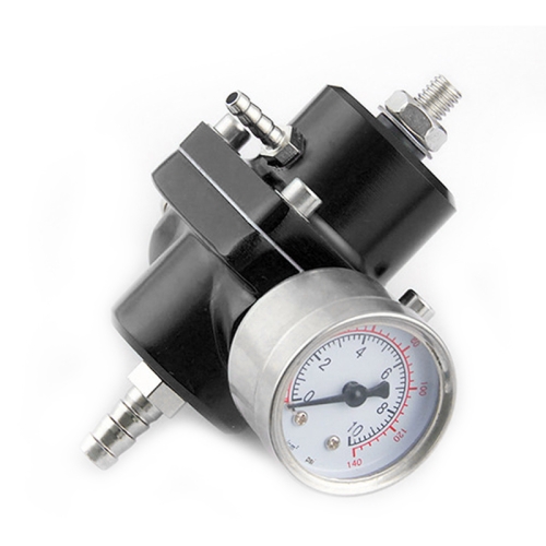 

0-140PSI Universal Car Fuel Pressure Regulator with Gauge Adjustable Oil Pressure Regulator