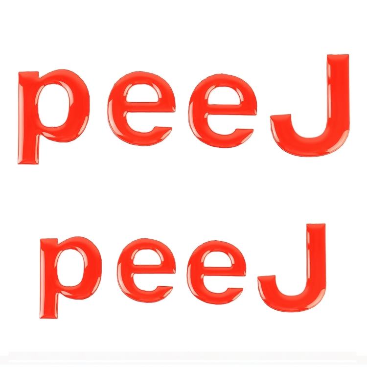 

8 PCS Car-Styling Front and Rear Logo Sticker PVC Decorative Sticker