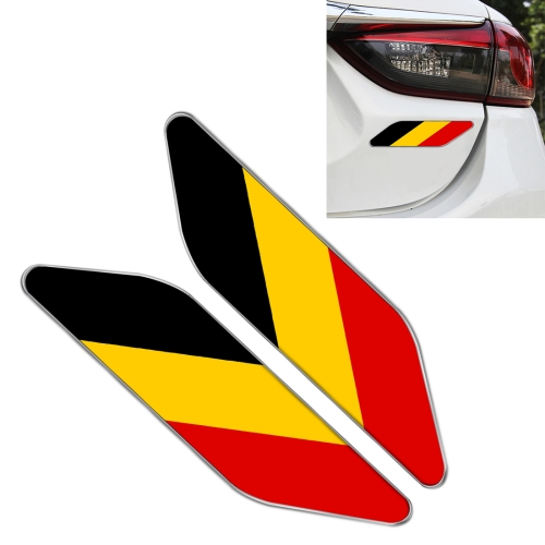 

2 PCS German Flag Pattern Car-Styling Sticker Random Decorative Sticker