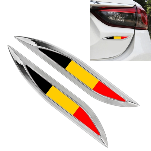 

2 PCS German Flag Pattern Car-Styling Sticker Random Decorative Sticker