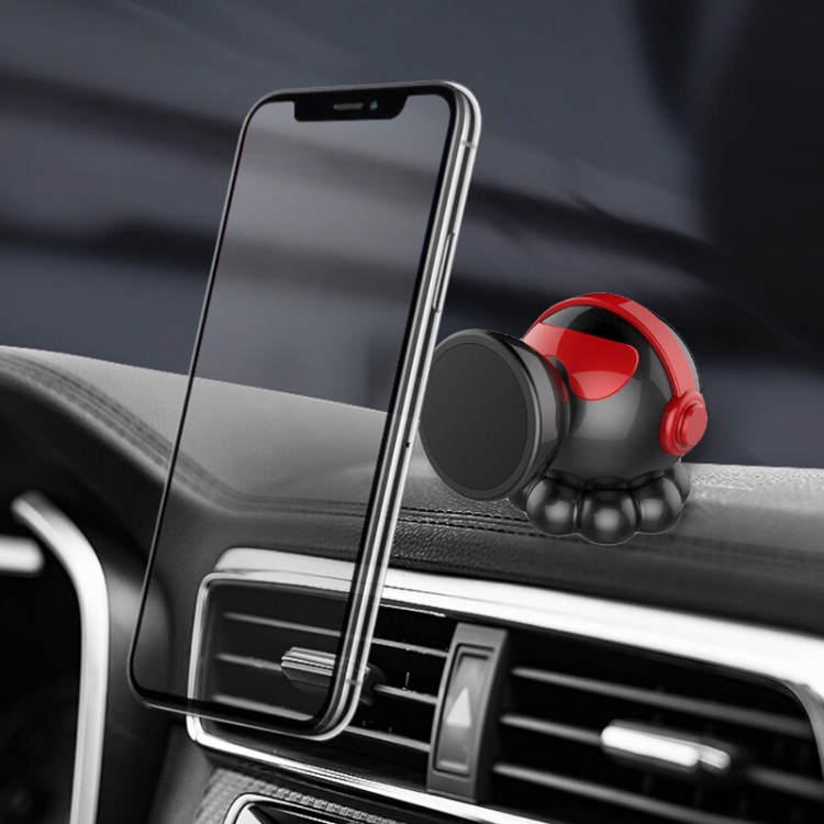 

Car Octopus Shape Magnetic Mobile Phone Holder (Red)