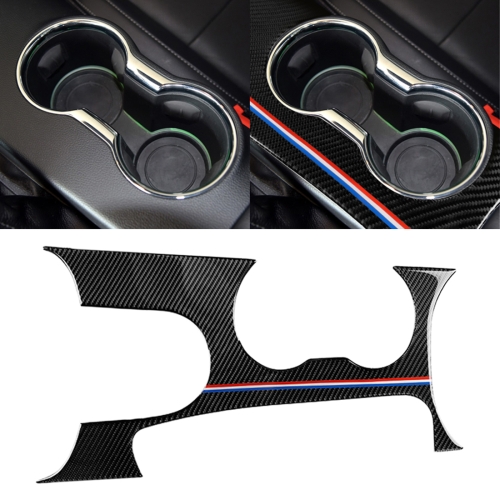 

Car USA Color Carbon Fiber Left Drive Gear Position Panel Decorative Sticker for Ford Mustang 2015-2017