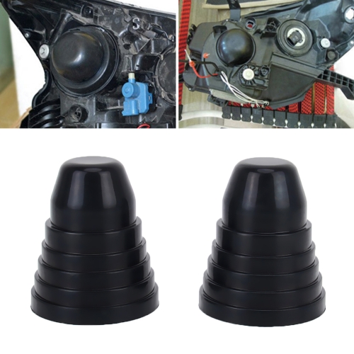 

2 PCS Universal Headlight Soft Rubber Dust Cover, Suitable for 50-70cm Inner Diameter