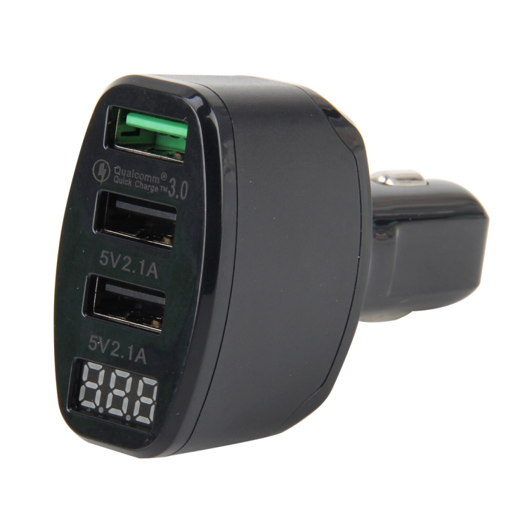 

Car Charger 2.1A DC 5V Car 12V-24V Car Charger USB 3.0 Fast Charge Quick Charge(Black)