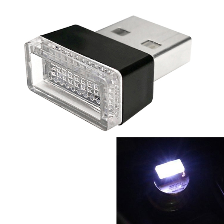 

Universal PC Car USB LED Atmosphere Lights Emergency Lighting Decorative Lamp(White Light)