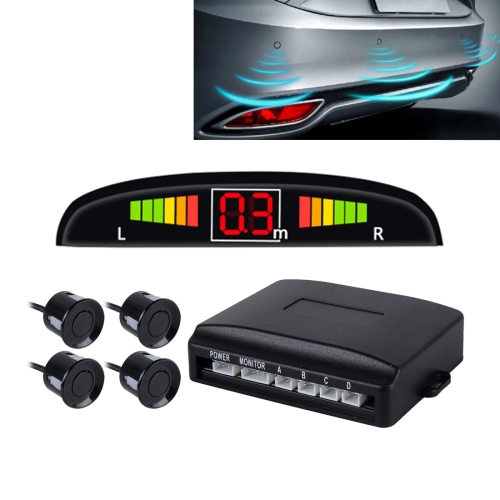 

Car Buzzer Reverse Backup Radar System - Premium Quality 4 Parking Sensors Car Reverse Backup Radar System with LCD Display
