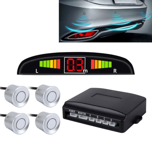 

Car Buzzer Reverse Backup Radar System - Premium Quality 4 Parking Sensors Car Reverse Backup Radar System with LCD Display