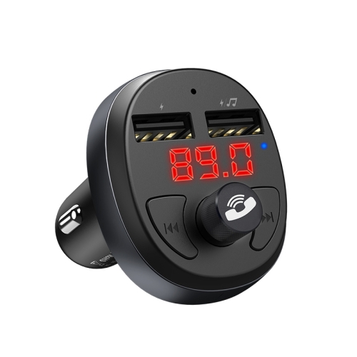 

HOCO E41 Wireless Bluetooth4.2 Car FM Transmitter MP3 Music Player with Dual USB Ports (Black)