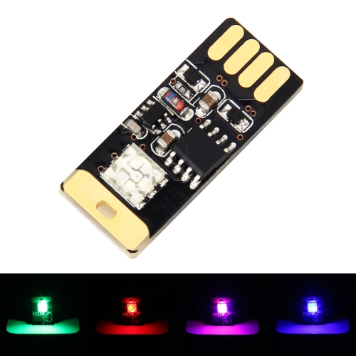 

Car Styling USB LED Colorful Acoustic Atmosphere Light Touch Change Color Adjusting Mood Lamp