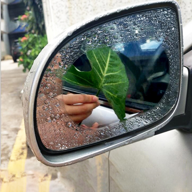 

Car Oval PET Rearview Mirror Protective Window Clear Anti-fog Waterproof Rain Shield Film, Size:11*16cm