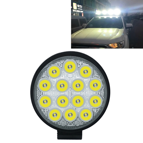Lychee 1x 18W LED Work Light Waterproof Driving Off-road Vehicle Lights Flood Driving Fog Light Boat Light 