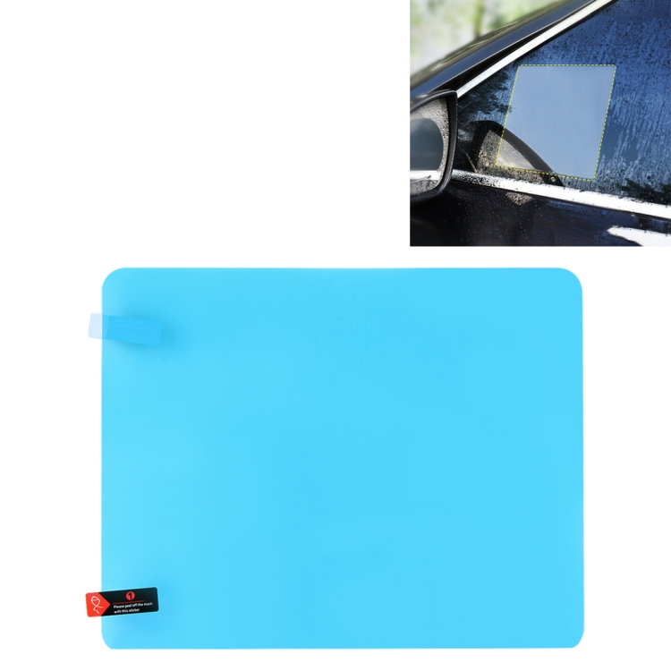 

Car PET Rearview Mirror Protective Window Clear Anti-fog Waterproof Rain Shield Film, Size: 20*17cm