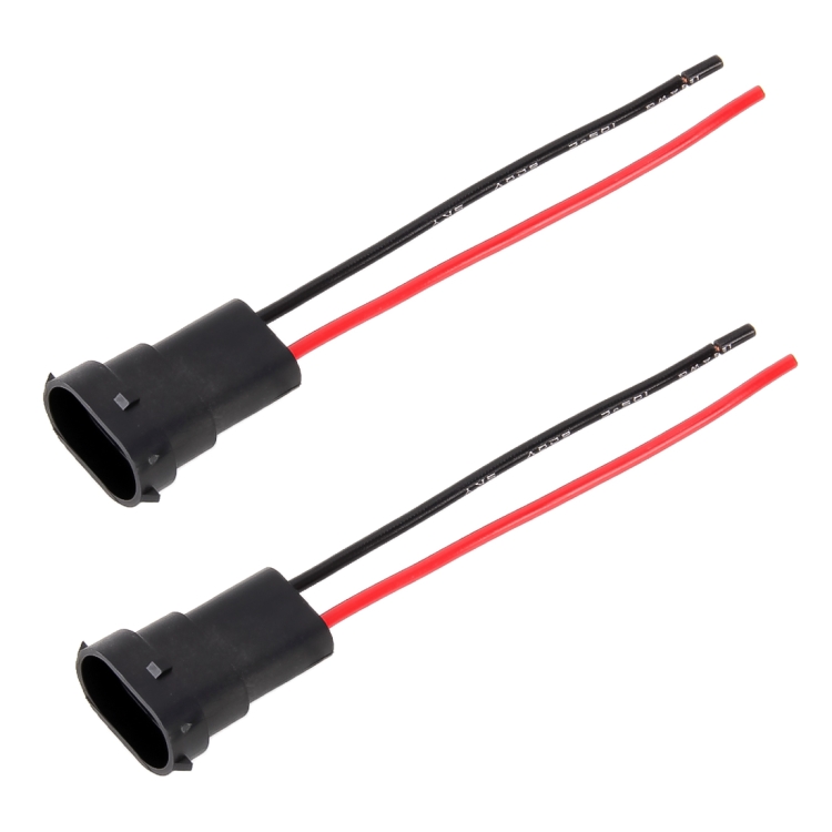 

1 Pair H8 / H11 Bulb Holder Base Male Socket with Wire