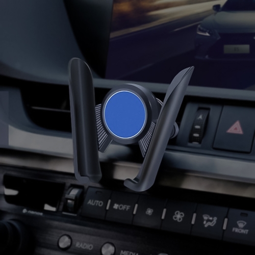 

Universal Car Air Vent Mount Phone Holder Stand, Clip Width: 6-8.5cm, For iPhone, Galaxy, Sony, Lenovo, HTC, Huawei and other Smartphones (Blue)