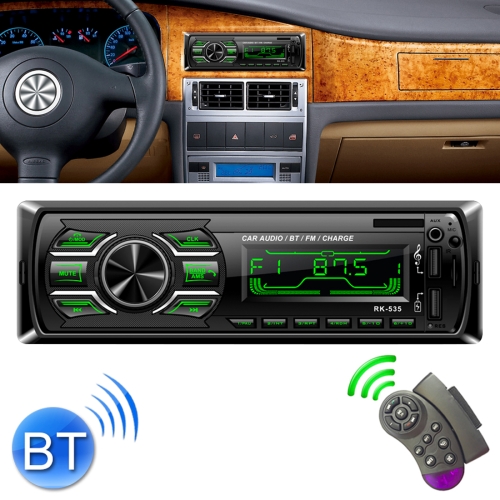 

RK-535 Car Stereo Radio MP3 Audio Player with Remote Control, Support Bluetooth Hand-free Calling / FM / USB / SD Slot