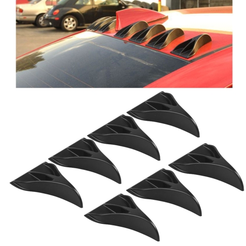 Black Car Auto Roof Spoiler Bumper Shark Fin Diffuser Generator Supply