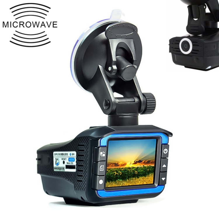 

HD 720P 2.4 inch Video Camera Recorder DVR + Radar Detector, SQ Program, Support G-sensor / Night Vision