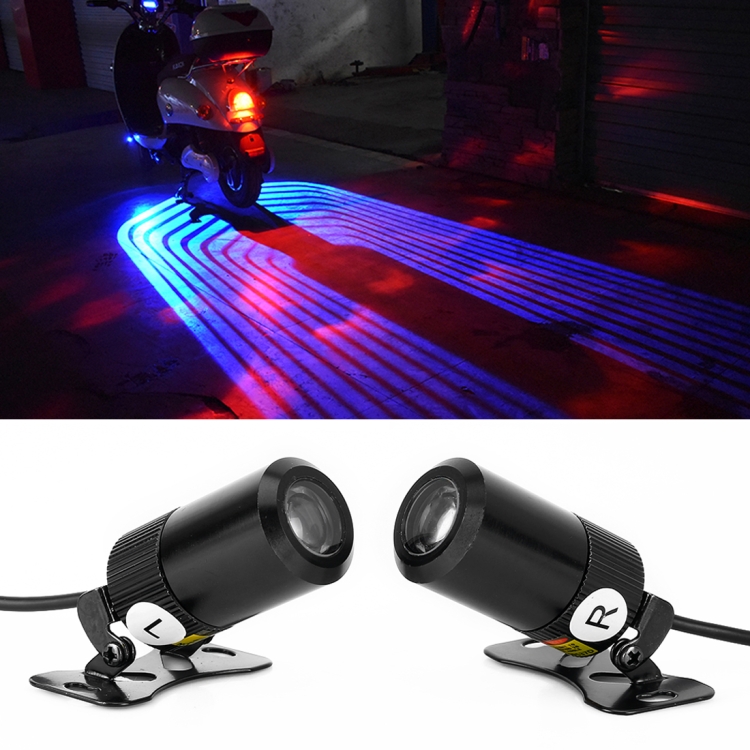 

2 PCS DC 8-36V 3W Motorcycle LED Projection Lamp Light, Cable Length: 2.4m(Blue Light)