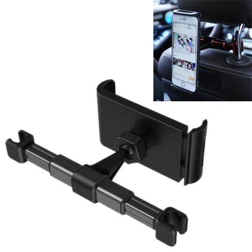 

360 Degree Rotating Snap-on Rear Seat Car Phone Holder for 4-11 inch Mobile Phones / Tablets(Black)